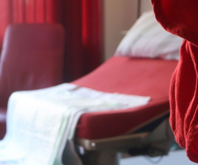 Gebaerbett Kreisssaal